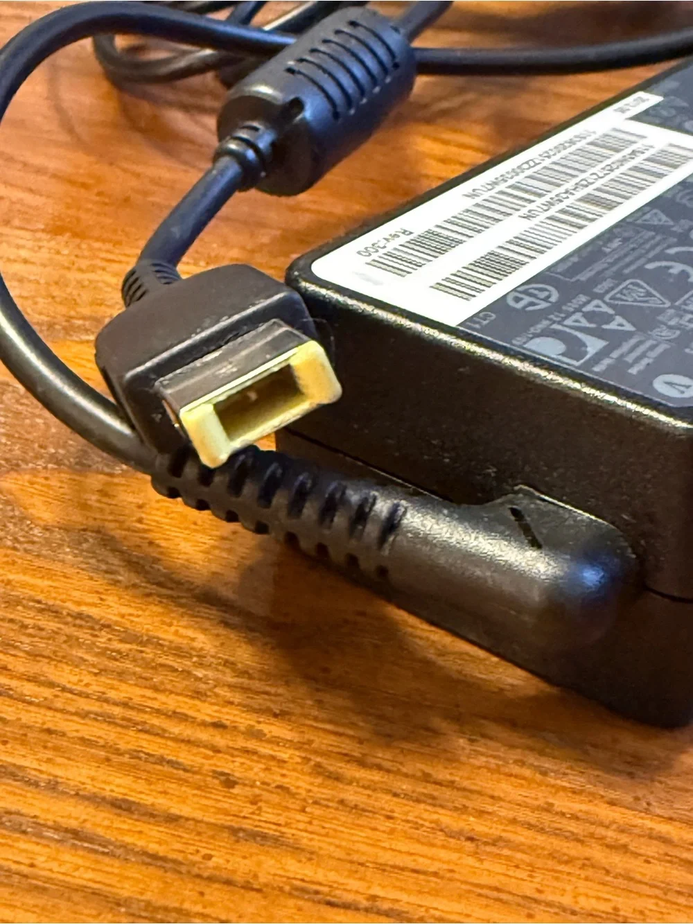Lenovo AC Adapter Model: ADLX65NLC3A with Integrated Cable